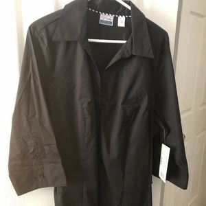 NEW w tag! Women’s black top, 3/4 sleeve, …